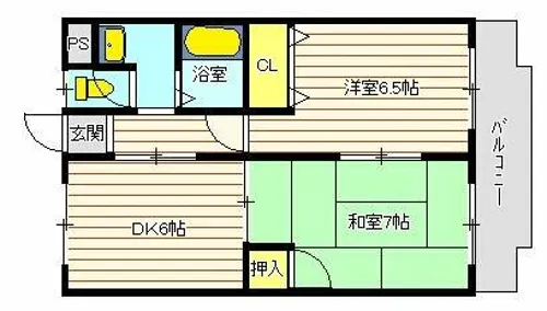 マンションサエイ【3階】の間取り