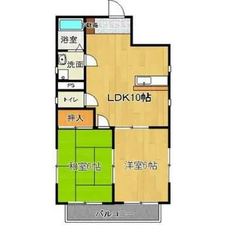 エスパシオ本町【2階】の間取り