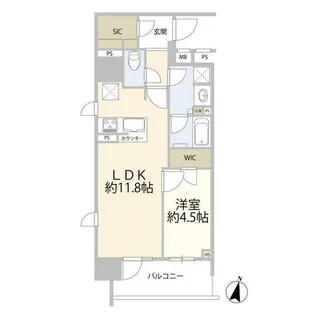 オープンレジデンシア名古屋FRONT(0004312)【6階】の間取り