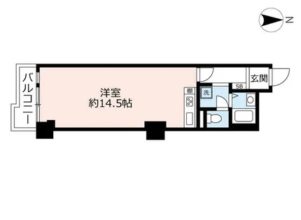 URアーバニア千代田【0000206号室】の間取り