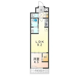 スワンズ京都東寺ガーデン【4階】の間取り