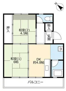 UR泉南一丘【0030504号室】の間取り