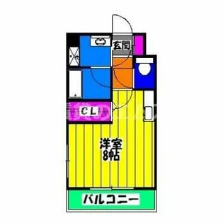 リライアンス井尻【201号室】の間取り
