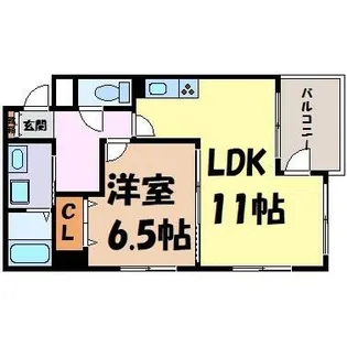 アーバンラックス今池【3階】の間取り