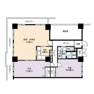 URアーバニア千代田【0001513号室】の間取り