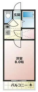 セザンヌ小鷹野2【205号室】の間取り