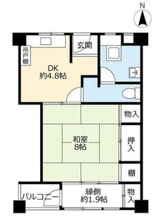 UR新豊里【0080406号室】の間取り