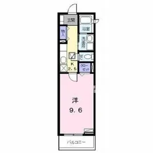 ボンヌ シャンス f【1階】の間取り