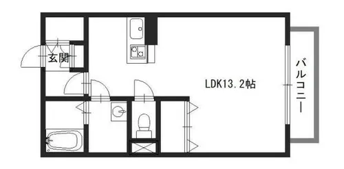 サンセジュール山水【2階】の間取り