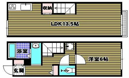 レオネクストルーポ【1階】の間取り
