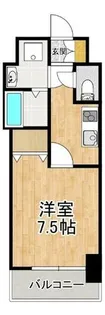 GRAND LAKE COURT浜大津駅前【9階】の間取り