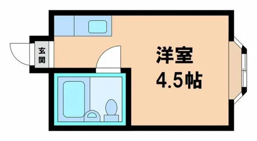 遠里小野728ハイツ【2階】の間取り