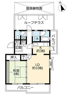 UR真美ヶ丘6丁目【0300504号室】の間取り