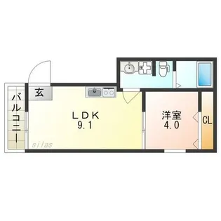 YS maison CAMELIA【2階】の間取り