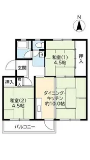 UR桜丘【0070501号室】の間取り