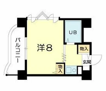 明石ヤングパレス【4階】の間取り