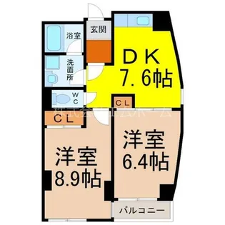 フォンテーヌナウ【2階】の間取り