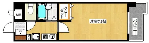 ライオンズマンション皇后崎公園【5階】の間取り