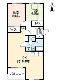 UR芦屋浜【0022144号室】の間取り