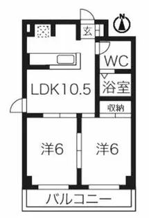 H・Iビル【3階】の間取り