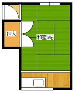 田中荘【201号室】の間取り