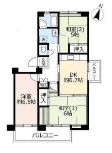 URポートアイランド【0640401号室】の間取り