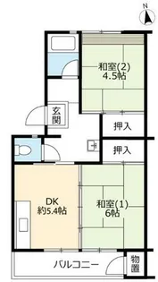 UR花山東【0120203号室】の間取り