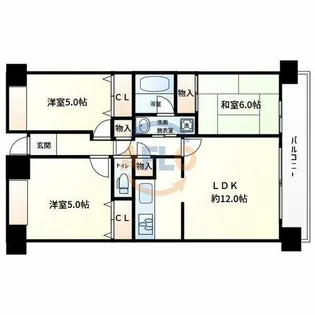 パークハイム南加賀屋【1階】の間取り