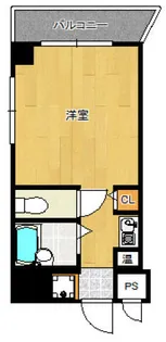 パンルネックス・クリスタル九大前【403号室】の間取り