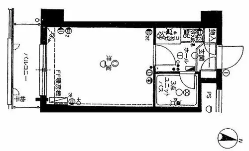 ニューライフ大通弐番館【6階】の間取り