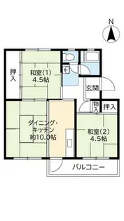 UR桜丘【0080504号室】の間取り