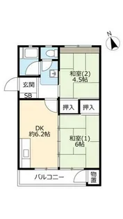 UR鈴蘭台第一【0150505号室】の間取り