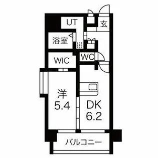 ビュークレスト香椎駅前【301号室】の間取り