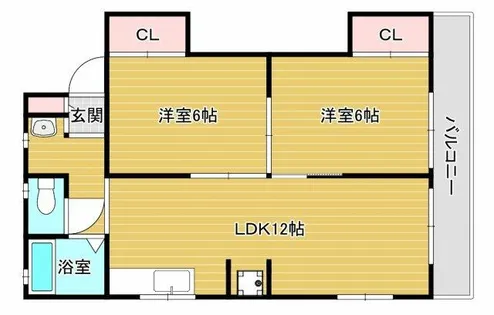 金剛ハイツ【3階】の間取り