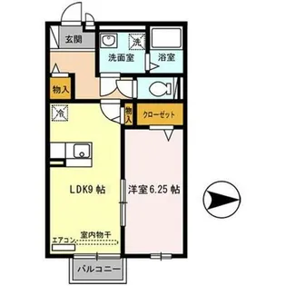 ドリーム葉月 七番館【2階】の間取り
