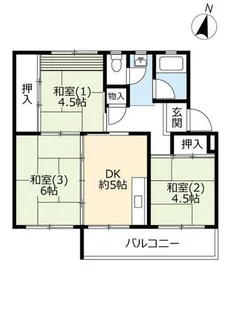 UR東豊中第二【1050405号室】の間取り