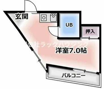 サンプラザ新橋【2階】の間取り