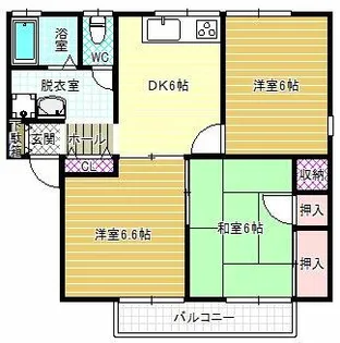パル・タナカ【2階】の間取り