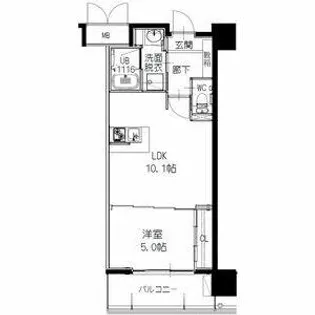 ヒルクレスト別府駅前グランデ【202号室】の間取り