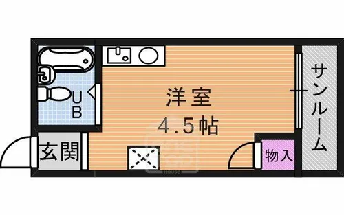 本町ハイツ【1階】の間取り