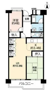 URポートアイランド【0570507号室】の間取り