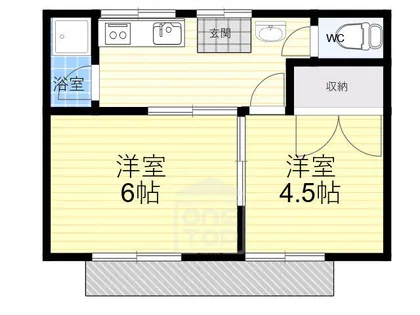 辻子マンション【1階】の間取り