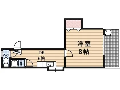 コーポディオ【1階】の間取り