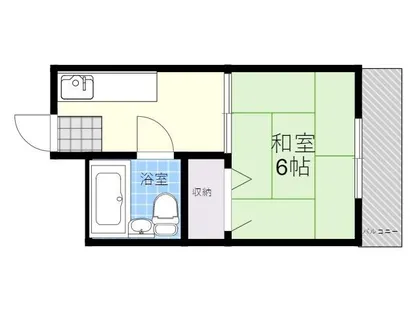 コーポキシノ【1階】の間取り
