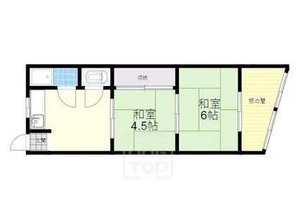 山口ビル【3階】の間取り