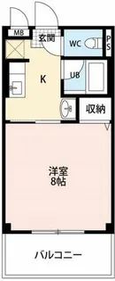 ベルテ菱池【1階】の間取り