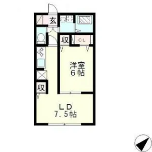 ホルツ【2階】の間取り