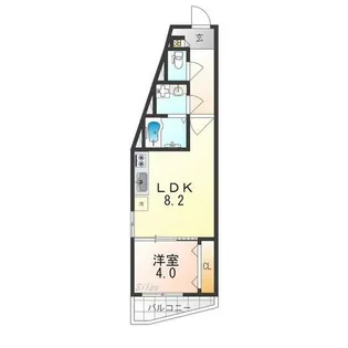 ALEGRIA京都九条【1階】の間取り