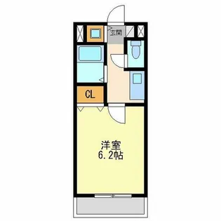 パラシオ塚本III【1階】の間取り