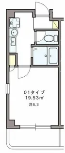 プレジール福島【4階】の間取り